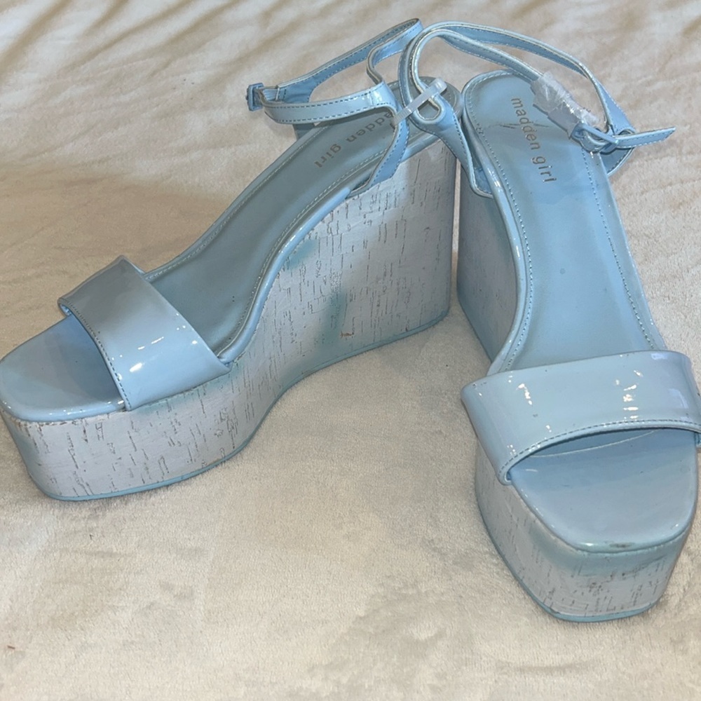 Madden Girl Women's Blue Espadrilles size 11 - Picture 3 of 7